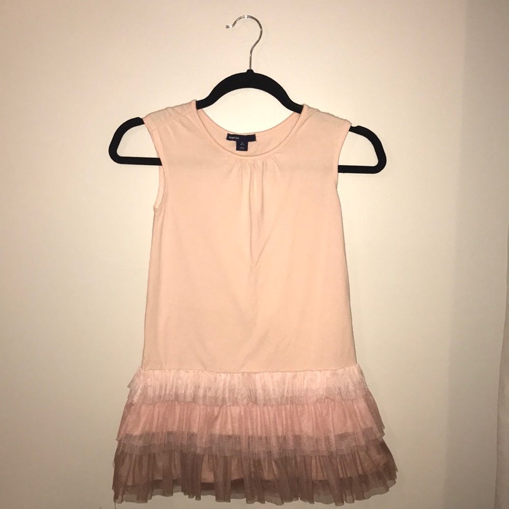 Gap Kids, Pink dress, ombré ruffles